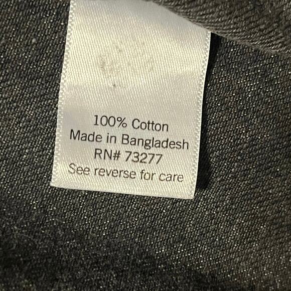 Sonoma Oversized Black Denim Shacket XS Washed Button Down Grunge Casual NWT - Picture 6 of 6